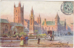 Plymouth - St Andrevis Church & Guildhall - 1906 - Plymouth