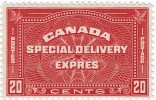 CANADA TIMBRE POUR LETTRE PAR EXPRES.NEUF.**.(avec Cents). - Correo Urgente