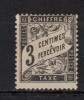 FRANCE TAXE N° 12 * - 1859-1959 Mint/hinged