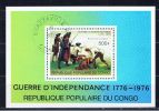 RPC+ Kongo Brazzaville 1976 Mi Bl. 10 561 Schlacht Bei Lexington - Used