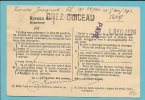 Portvrije  Kaart Met Naamstempel (Griffe D´Origine )  GREZ-DOICEAU Met Cirkelstempel Op 30/11/1926 - Lineari