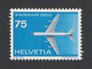 Suisse - Schweiz  1960  Swissair  75 C.  Y&T 642  Mi. 695 - MH, Neuf Avec Charniere - Nuevos