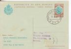 C35A-Interi Postali-Cartoline Postali-S.Marino-L.40-Emissione X Cimabue-1967 X Catania. - Postal Stationery