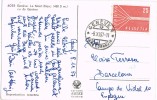 Postal GENEVE (Suiza) 1957. Mont Blanc - Brieven En Documenten