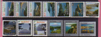Paysages. ( Plages,montagnes Et Iles De Nouvelle-Zelande) 3 Series Neuves **. Yv.# 599/600,691/4 & 741/4 - Unused Stamps