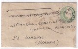 India   Edward Half Anna Cover, Postal Stationery Used 1912 - 1902-11 Koning Edward VII