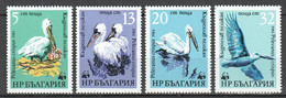 Bulgaria 1984 MiNr. 3303 - 3306 Bulgarien Birds Dalmatian Pelicans WWF 4v MNH ** 6.50 € - Pélicans