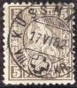 Heimat ZH Küssnacht 1882-06-17 Vollstempel Auf Zu#45 Faserpapier Sitzende Helvetia Bedarfsstempel - Used Stamps