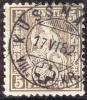 Heimat ZH Küssnacht 1882-06-17 Vollstempel Auf Zu#45 Faserpapier Sitzende Helvetia Bedarfsstempel - Oblitérés