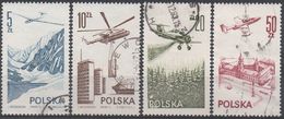 POLOGNE  PA N°55/58__OBL VOIR SCAN - Gebruikt