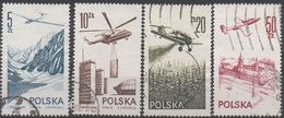 POLOGNE  PA N°55/58__OBL VOIR SCAN - Gebraucht