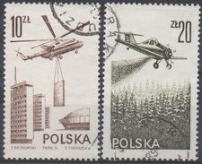 POLOGNE  PA N°56/57__OBL VOIR SCAN - Gebraucht