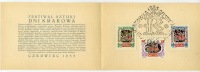 POLOGNE - N° 917 à 919 ( FOLKLORE ) SUR CP OBL. FDC LE 16/6/1955 - SUP - Lettres & Documents