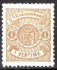 Luxembourg 1859 1c Brown MH  SG 23 - 1859-1880 Armoiries