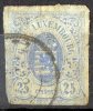 Luxembourg 1859 25c Blue Used  SG 32 - - 1859-1880 Coat Of Arms