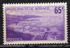 MONACO N° 487 XX Vue Générale De La Principauté 65 F. Violet Sans Charnière, TB - Neufs