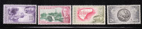 Barbados 1950 KG Def High Values 4v MLH - Barbados (...-1966)