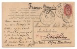 Lettre - RUSSIE - Empire - BERDIANSK - Càd/4 Kpcs  Rouges/rose  Type  Aigle Impérial - 1908 - Briefe U. Dokumente