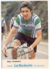 Cyclisme. Marc DURANT. Equipe La Redoute Motobecane. Véritable Autographe. - Cyclisme