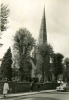 REAL PHOTO SOLIHULL PARISH CHURCH ENGLAND UK CARTE POSTALE  POSTCARD TARJETA POSTAL VOITURES CARS HUMBER - Otros & Sin Clasificación