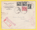 423+480op Brief  Aangetekend Met Stempel MARCHE-EN-FAMENNE - 1936-1957 Open Kraag