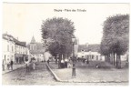 CPA - 93 -  DUGNY - Place Des Tilleuls - 1916 - Dugny