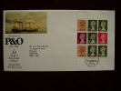 GREAT BRITAIN 1987 PRESTIGE BOOKLET ´The STORY Of P & O´  FDC With Pane X 847m. - 1981-1990 Decimal Issues