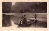 CPA  . GORGES DU TARN .  TROUPEAU ,traversant Le Tarn Au Cirque Des Beaumes . - Le Bleymard