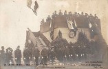 CARTE PHOTO ALPHONSE XIII A CHALONS S.M.LE ROI ET LE PRESIDENT DE LA REPUBLIQUE ASSISTENT  (PERSONNAGES) REF 22290 - Recepties