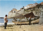 PORTUGAL,LISBOA,LISBONNE,ERICEIRA,prés Sintra,mafra,métier De La Pèche,PECHEUR,FISHERMAN,pescadores Concertando Redes - Lisboa