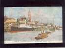 North Eastern Railway Riverside Quay ,  Hull édit.photochrom Co Repro De Peinture Paquebot  Bateaux Boats - Hull