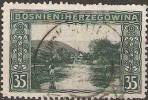 Austria / Bosnia And Herzegovina 1906 Jezero By Jajce, 35H Blackgreen, Mi 38, Cancelled (o) - Eastern Austria