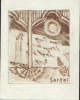 Ex Libris -  Sergei Brehhov- The Angel - Bookplates