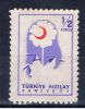 TR Türkei 1957 Mi 222 Mnh Zwangszuschlagsmarke C: Roter Halbmond - Usati