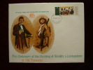 KUT 1971 STANLEY Meeting LIVINGSTONE Centenary  5/- STAMP On FDC. - Kenya, Ouganda & Tanzanie