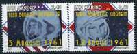 2011 San Marino, Alan Shepard E JuriJ Gagarin , Serie Completa Nuova - Unused Stamps