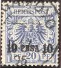 Deutsche Post In Ostafrika 1893- Mi#4 Vollstemepl BAGAMOYO 1896-07-16 - África Oriental Alemana