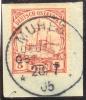 Deutsche Post In Ostafrika 1901- Mi#13 Briefstück MUHESA 1905-07-28 - África Oriental Alemana
