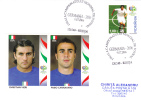 FOOTBALL FIFA WORLD CUP GERMANY 2006,Italia Cannavaro And Vieri ,cover Romania. - 2006 – Allemagne