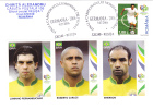 FOOTBALL FIFA WORLD CUP GERMANY 2006,Brasil Roberto Carlos,Emerson & Juninho ,cover Romania. - 2006 – Allemagne