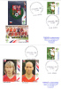 FOOTBALL FIFA WORLD CUP GERMANY 2006,Ceska Republica,2X Covers Obliteration Romania. - 2006 – Germany