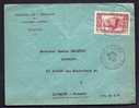 LETTRE  ANCIENNE COLONIE- ALGERIE- TIMBRE N° 131 SEUL - CAD DE SIDI-BEN-ABBES 1937 - Covers & Documents