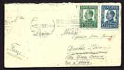 LETTRE  ANCIENNE- BULGARIE- POUR FRANCE- TIMBRAGE BICILORE- CAD DE VARNA 1932 - Lettres & Documents