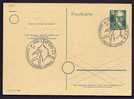 CARTE ENTIER POSTAL-  ALLEMAGNE- TIMBRE 10p- CAD ILLUSTRÉ DE  LEIPZIG 1949 - Briefe U. Dokumente