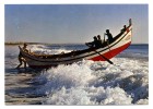 ALMADA - Costa Da Caparica - Pescadores Saindo Para O Mar - Setúbal