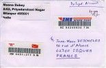 Gandhi - INDE - Lettre Recommandée - 2010 - Briefe U. Dokumente