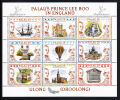 Palau Scott #235 MNH Sheetlet Of 9 25c Palau's Prince Lee Boo In England - Palau