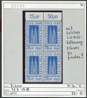 Bizone 1948 - Deutschland 1948 - Allemagne 1948 - Michel 72 Z Im Luxus-Oberrandviererblock - ** Mnh Neuf - - Neufs