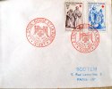 FRANCE: FDC Enveloppe 1° Jour: CROIX ROUGE 1957 - Cachet:  7/12/1957 à NIORT (yvert 1040/41) - 1950-1959