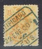 Sello 15 Cts Alfonso XIII Medallon, ERROR Certificado REUS (Tarragona), Num 271 º - Used Stamps